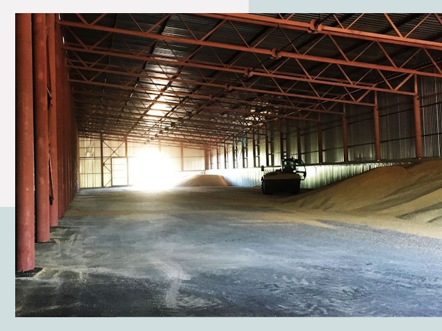 Строительство зернохранилищ в Красногорске