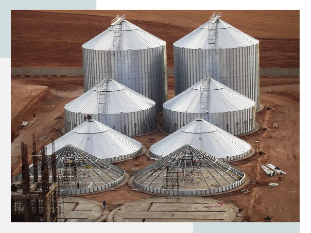 Строительство зерновых силосов в Красногорске