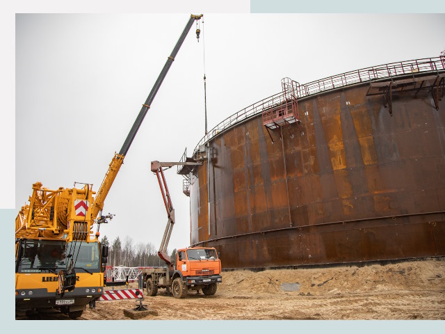 Монтаж резервуаров в Красногорске от 610 руб. за м³