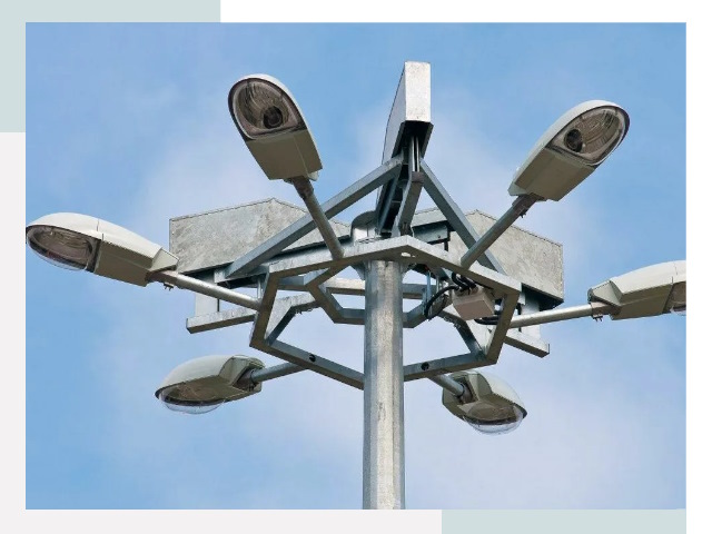 Монтаж осветительных мачт в Красногорске