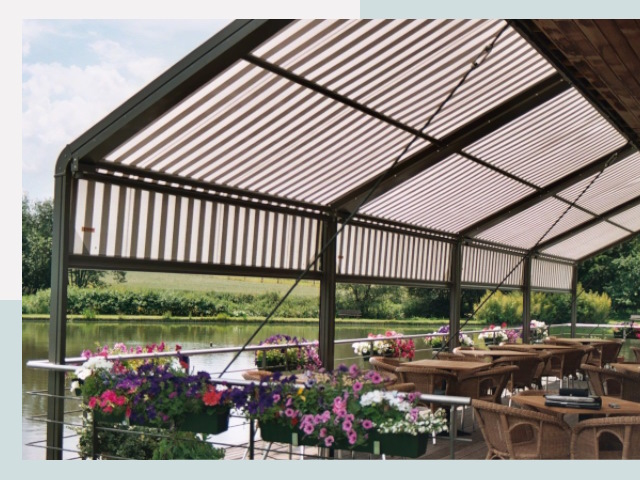 Элегантные навесы для кафе от 610 руб в Красногорск