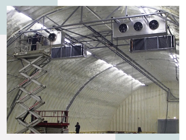 Оснащение ангаров в Красногорске