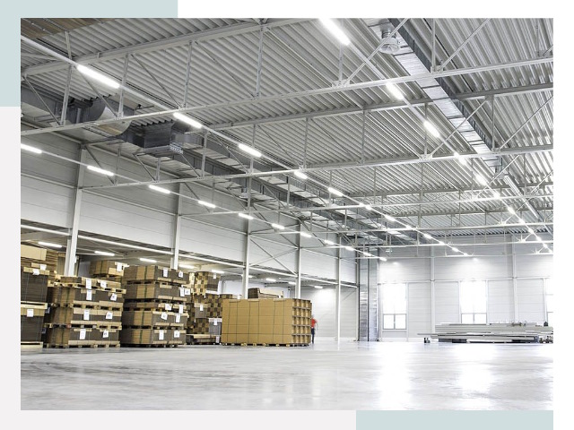 Освещение ангаров в Красногорске