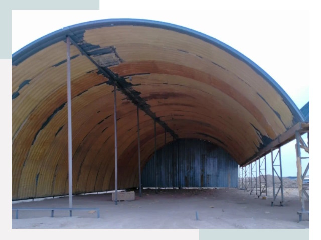 Реконструкция ангаров в Красногорске