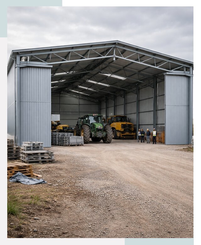 Ангары для сельхозтехники в Красногорске от 20322 р. | СтальСтрой-Крр