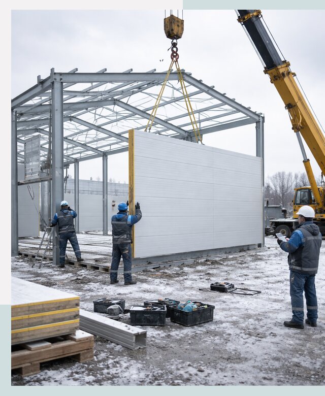 Строительство холодильных складов под ключ в Красногорске