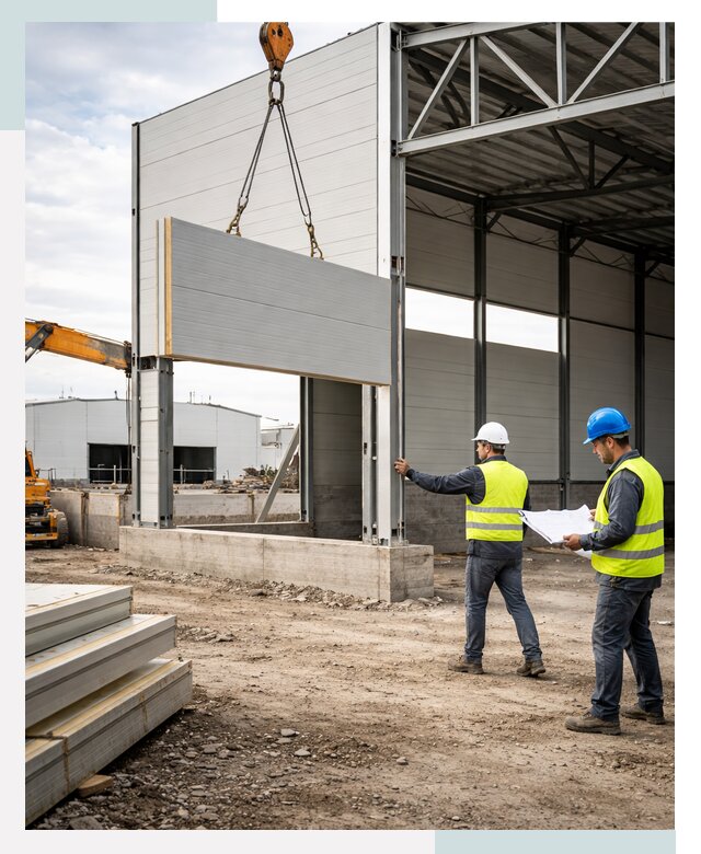 Склад из сэндвич панелей под ключ в Красногорске от 9653 р. | СтальСтрой-Крр