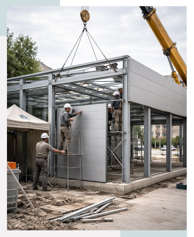СтальСтрой-Крр: торговый павильон под ключ в Красногорске от 35564 р.