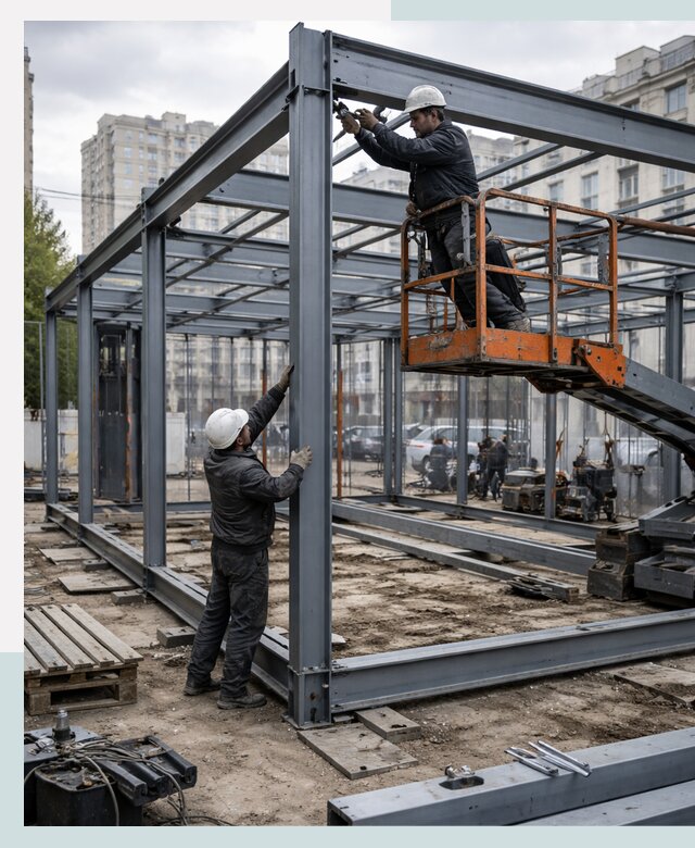 Строительство и монтаж торговых павильонов под ключ в Красногорске