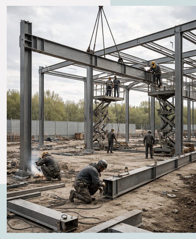 Строительство выставочных павильонов из металлоконструкций в Красногорске