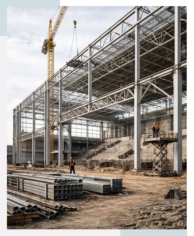 Строительство спортивных комплексов в Красногорске от 30483 р. | СтальСтрой-Крр